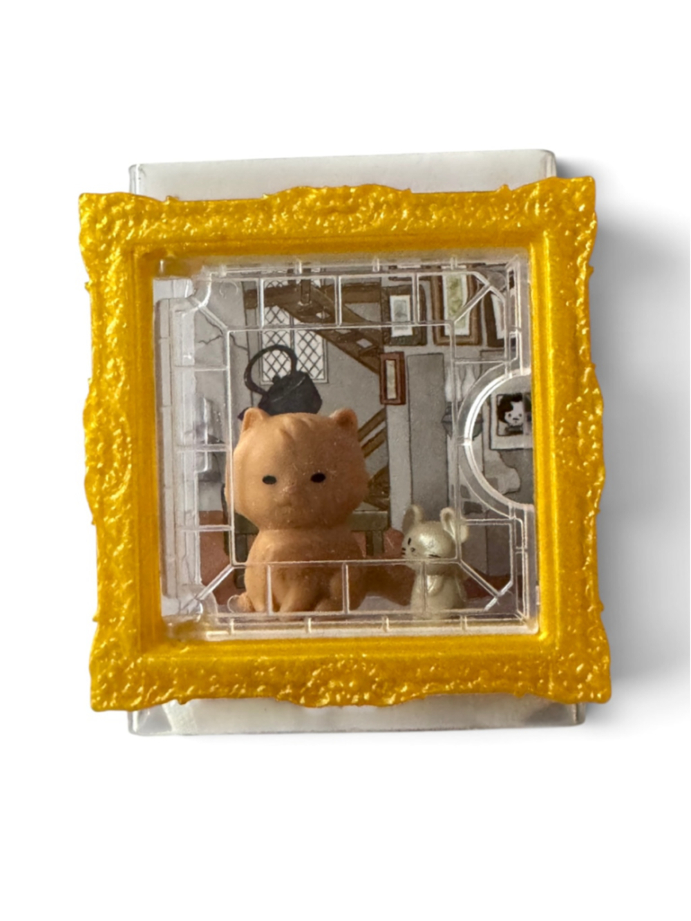 Harry Potter Crookshanks and Scabbers Toy Figure Display, Year 3